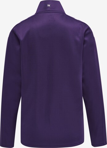 Hummel Sports sweat jacket 'Core' in Purple