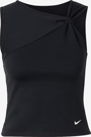 NIKE Top sportowy 'ONE' w kolorze czarny: przód