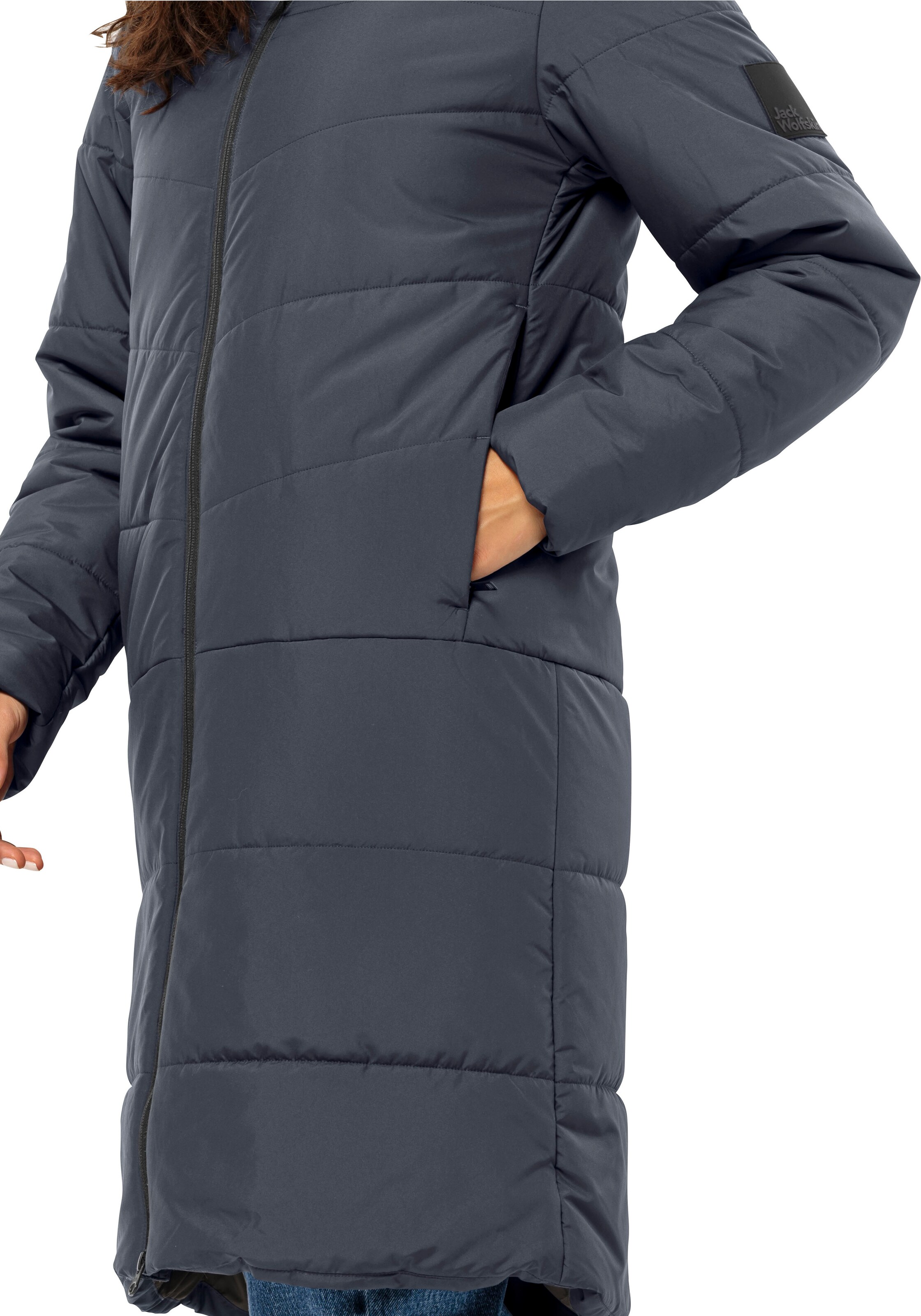 JACK WOLFSKIN Winter Coat in Grey