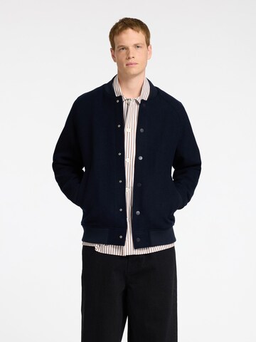 SELECTED HOMME Overgangsjakke i blå: forside