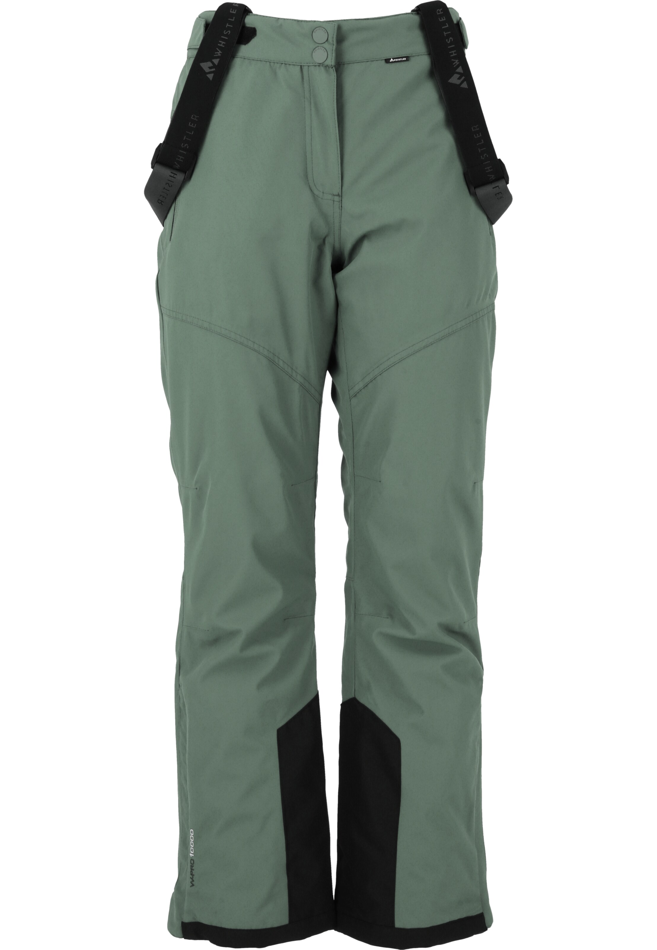 Whistler Workout Pants 'Drizzle' in Green: front