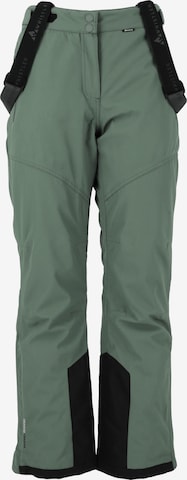 Whistler Workout Pants 'Drizzle' in Green: front