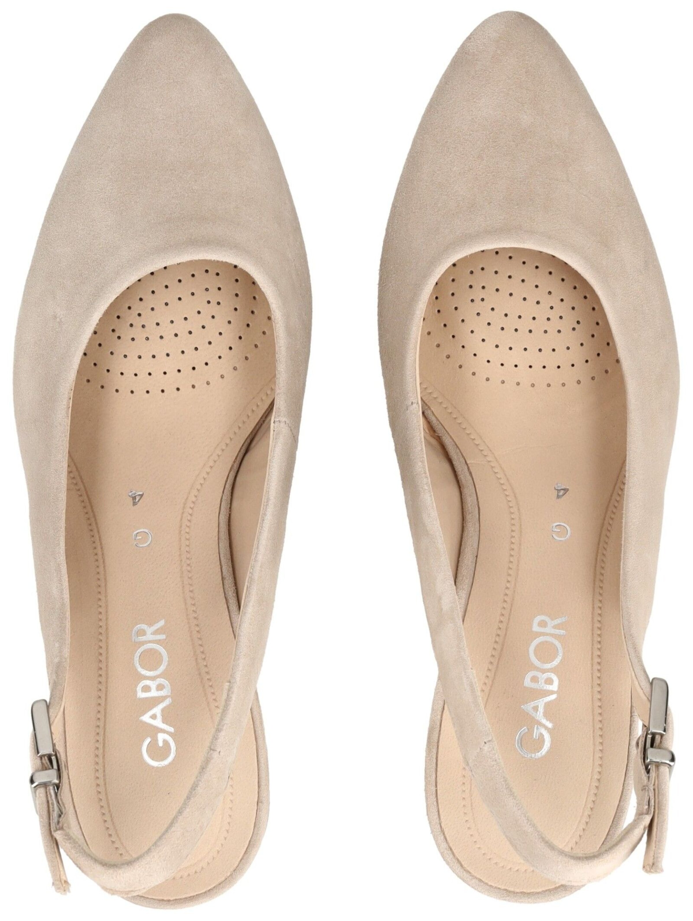 GABOR Slingback pumps in Beige