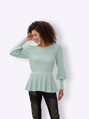 Pullover di heine in verde: frontale