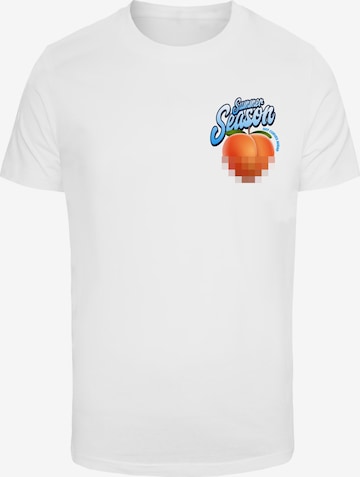 Mister Tee Shirt 'It's The Season' in White: front