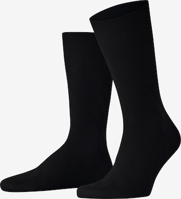 FALKE Socken 'ClimaWool Special Edition' in Schwarz: Vorderseite