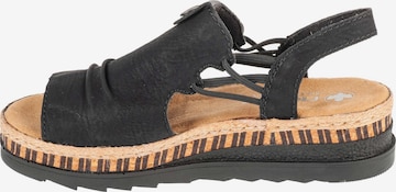 Rieker Sandale 'Rieker Sandals' in Schwarz: Vorderseite