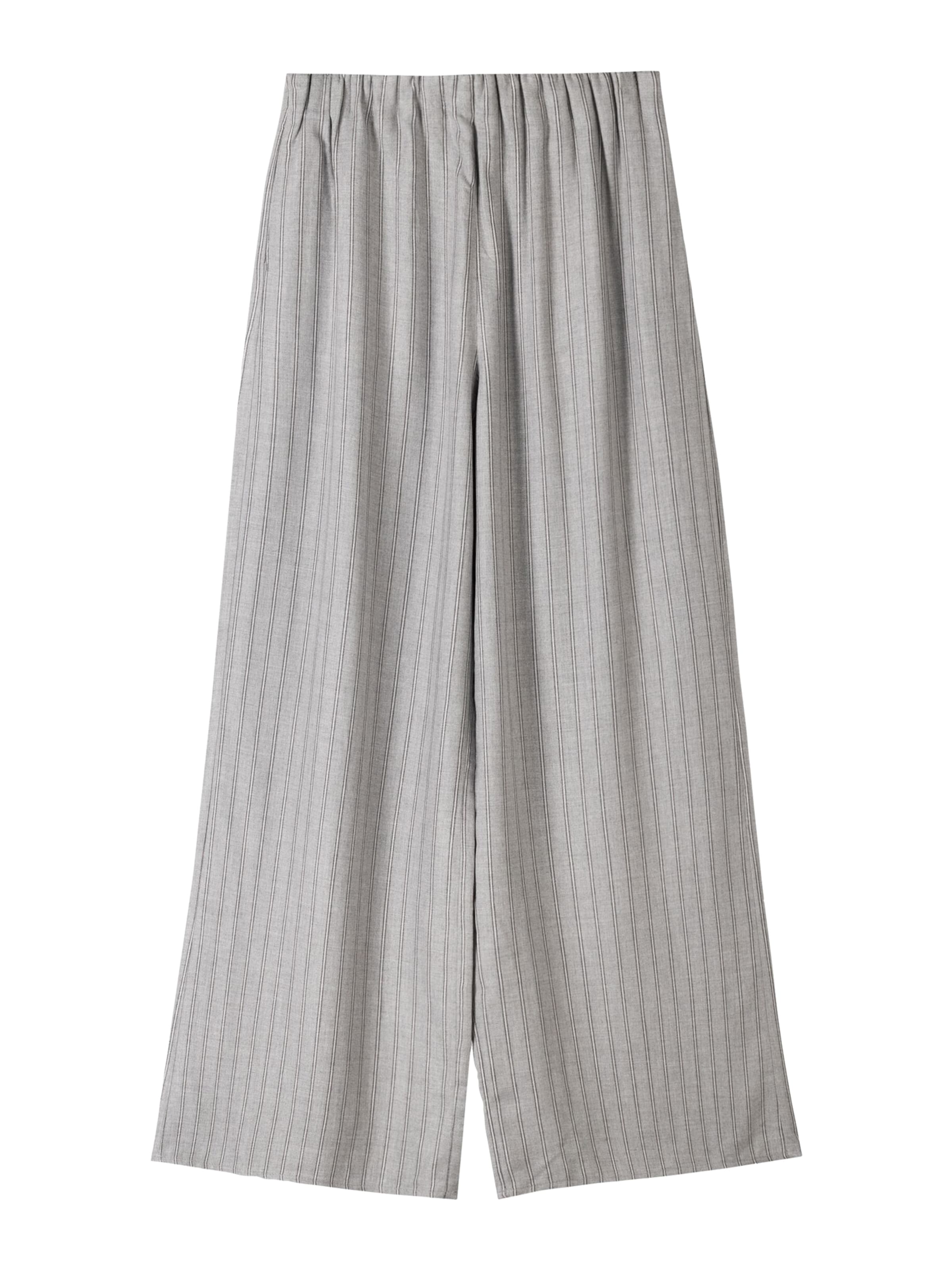 Bershka Trousers in Grey: front