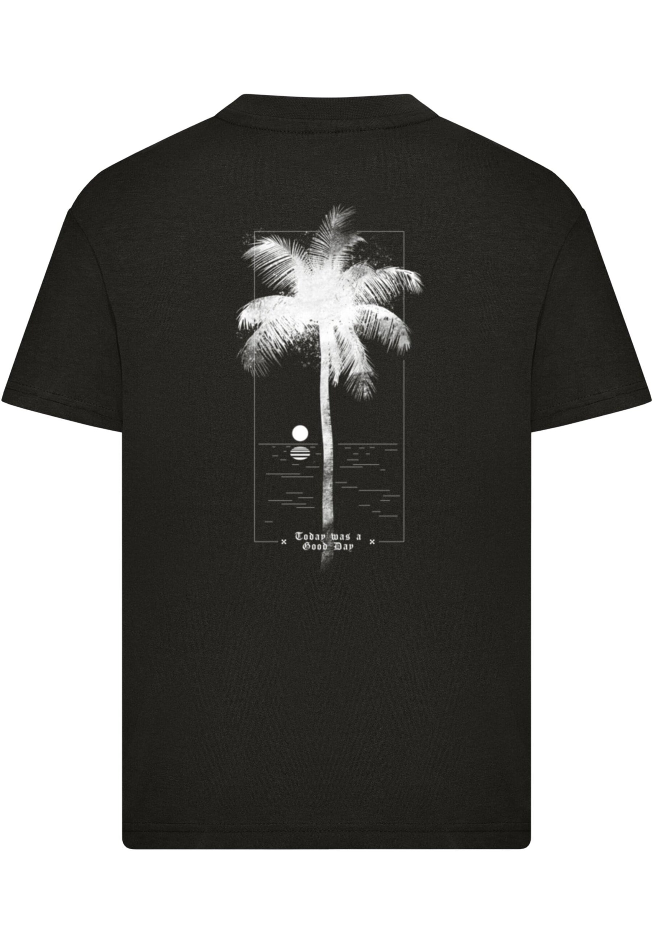Mister Tee - Camiseta 'Good Day Palm Tree' en negro