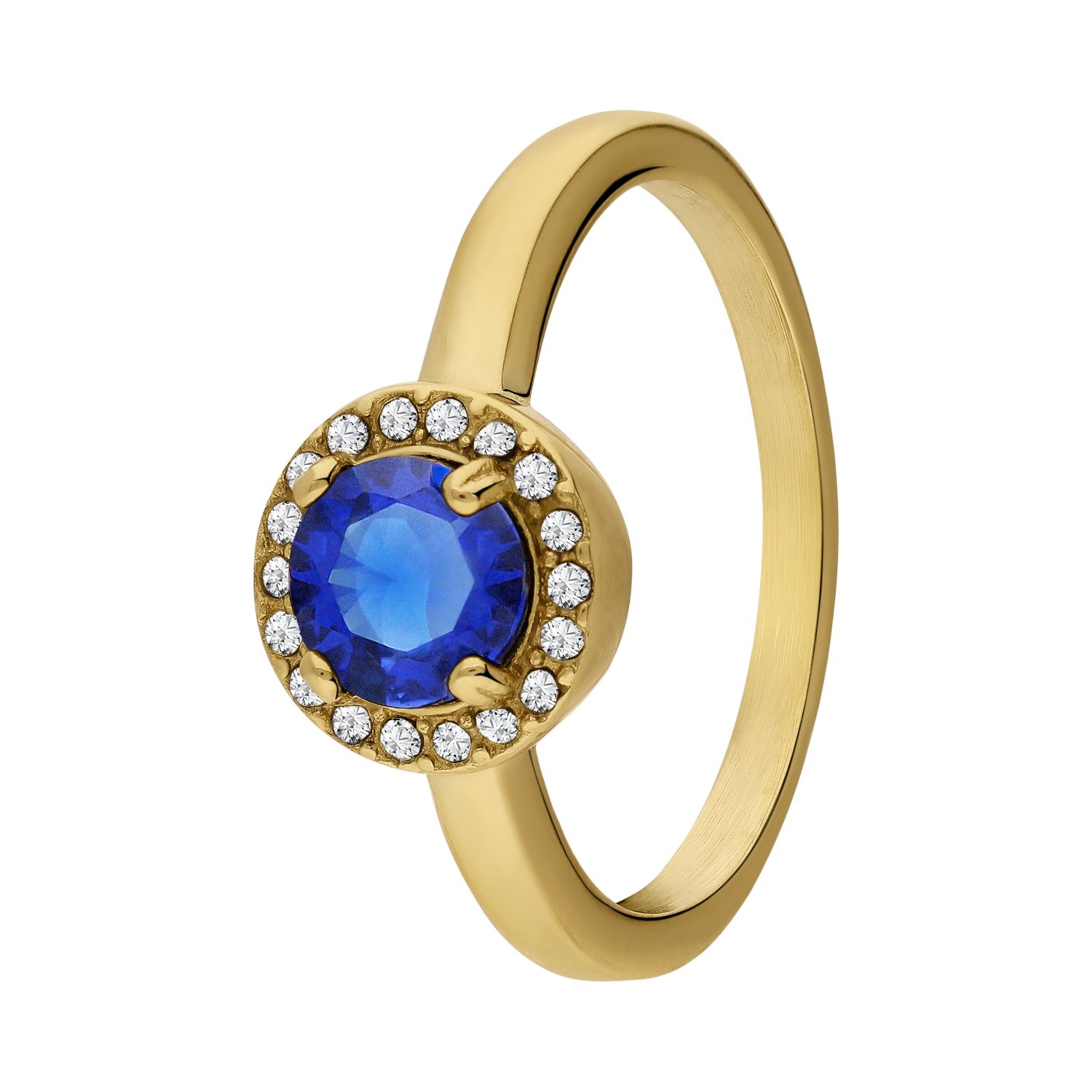 Lucardi Ring in Goud: voorkant