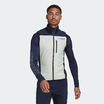 Gilet de sport ADIDAS TERREX en bleu : devant