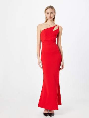 WAL G. Βραδινό φόρεμα 'TONYA' σε κόκκινο: μπροστά