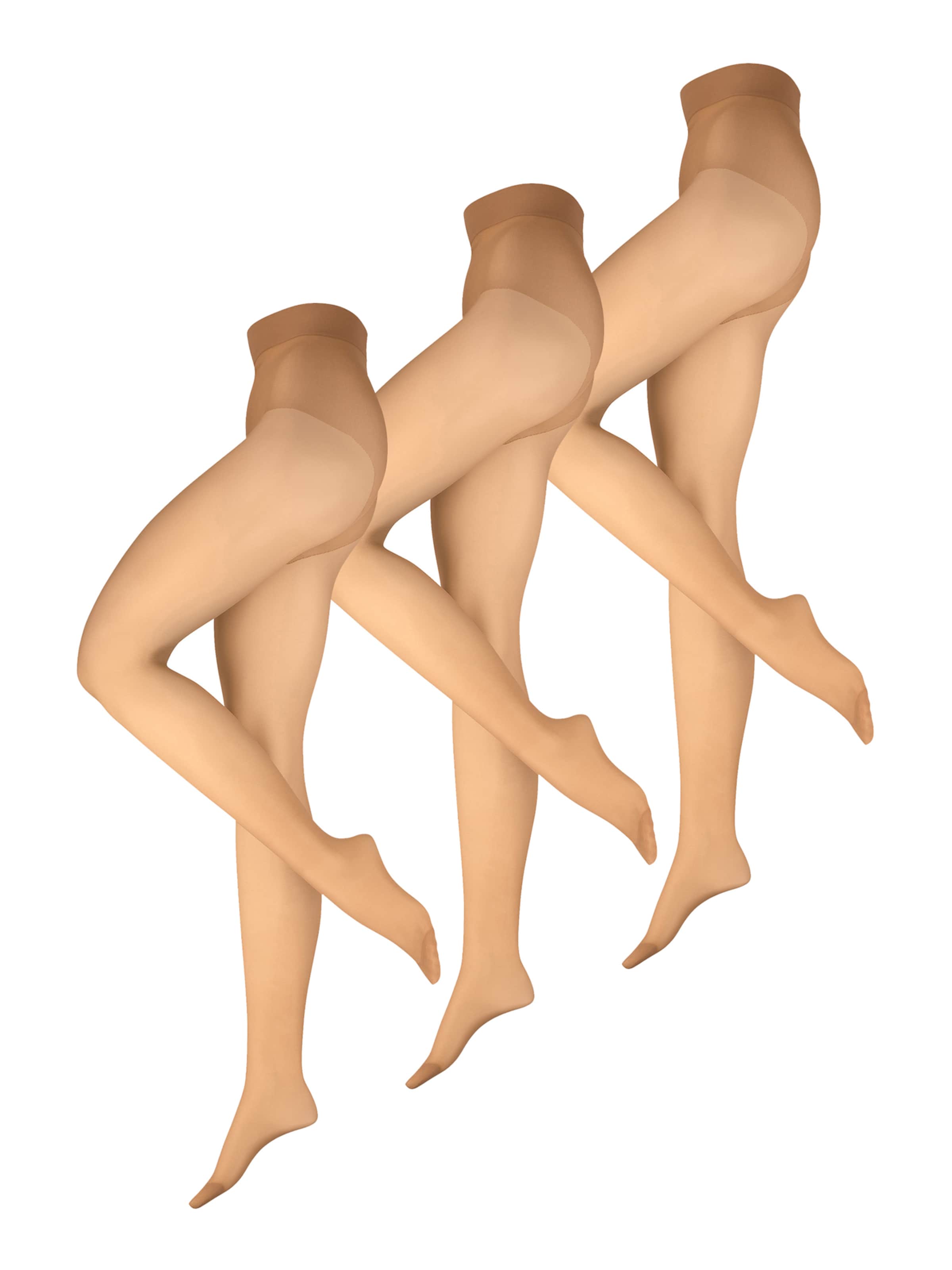 Nur Die Fine tights 'Goodbye Laufmaschen Energy ' in Beige: front