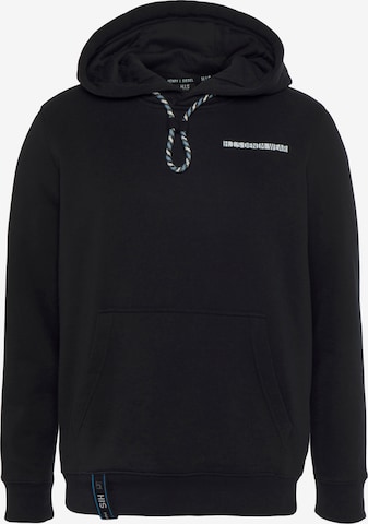 H.I.S Sweatshirt in Black: front
