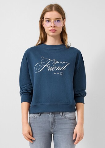 QS Sweatshirt in Blue: front