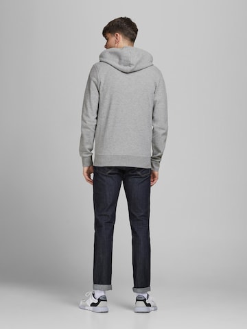 JACK & JONES Sweatjacke in Grau