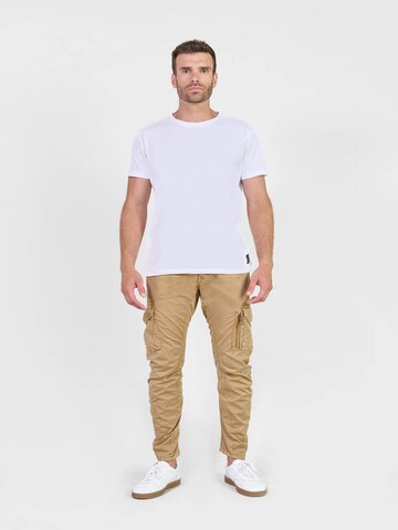 Effilé Pantalon cargo Le Temps Des Cerises en beige