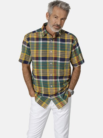 BABISTA Comfort fit Button Up Shirt in Green: front