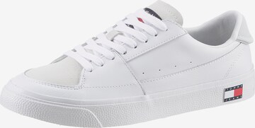 Tommy Jeans Sneakers 'Vulcanized' in White: front