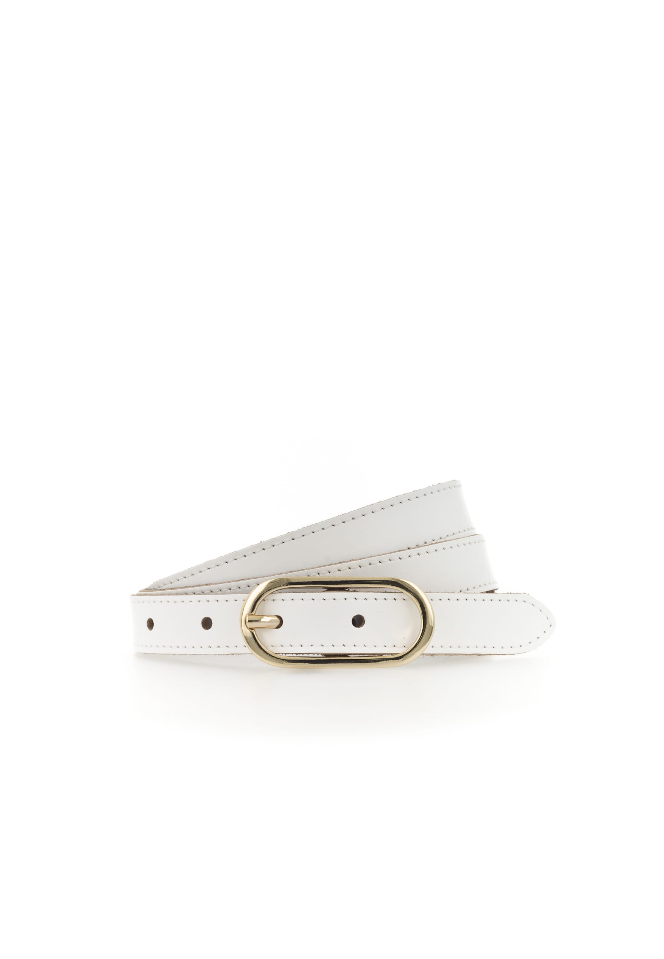 Tamaris Gürtel ' Essential Classics ' in Weiß: Vorderseite