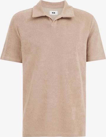 WE Fashion Shirt in Beige: voorkant