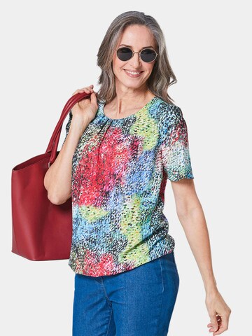 Goldner Blouse in Gemengde kleuren