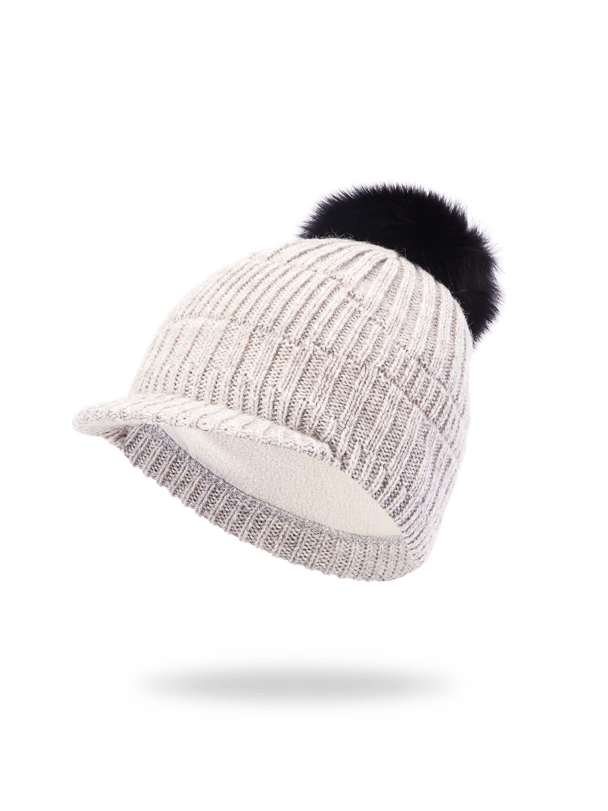 Marhatter Beanie in Beige: front