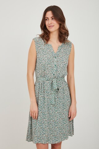 Fransa Summer Dress in Green: front