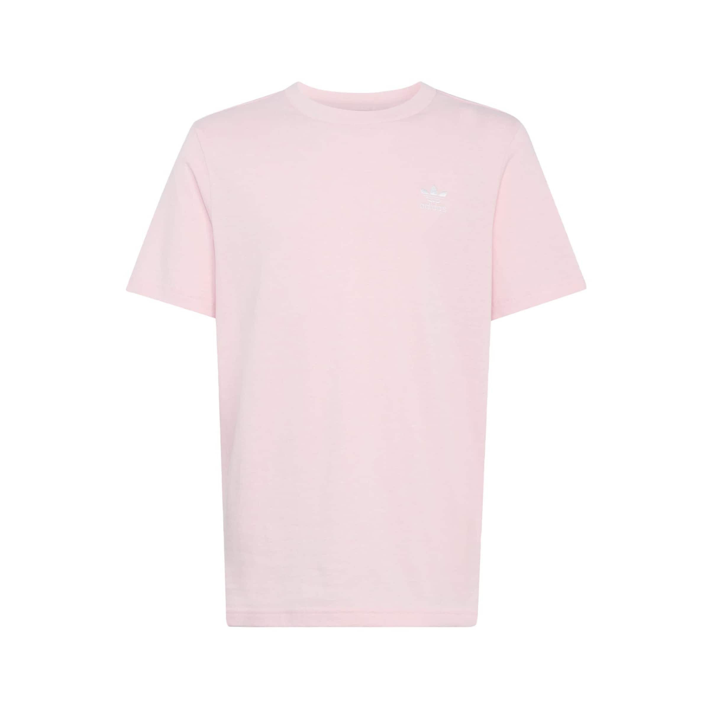 ADIDAS ORIGINALS Shirt 'Trefoil Essentials' in Pink: front