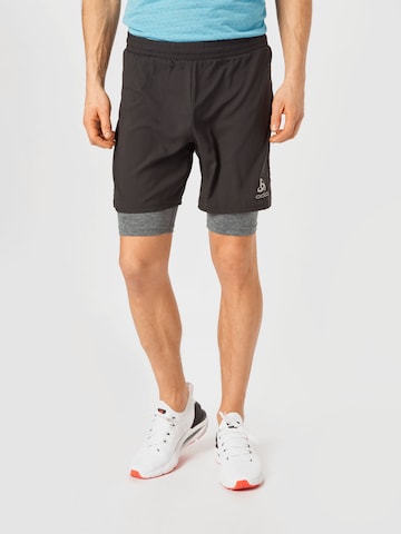 ODLO - regular Pantalón deportivo en negro: frente