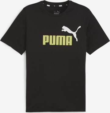 PUMA Performance Shirt 'Essentials' in Black: front