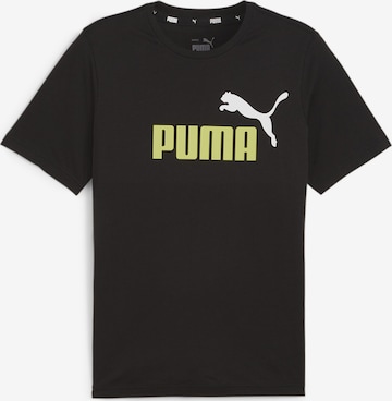 PUMA Functioneel shirt 'Essentials' in Zwart: voorkant