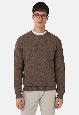 Boggi Milano Sweater in Brown: front