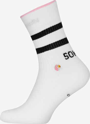 Chaussettes Sokid en blanc