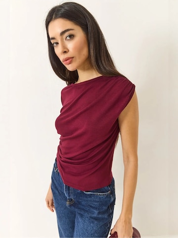 Bianco Lucci - Blusa 'Blusen' em vermelho