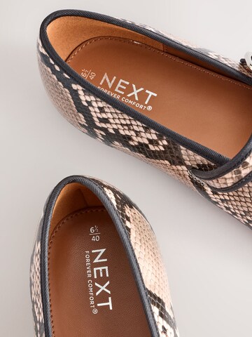 Next Baleríny s ramienkom 'Forever Comfort' - Hnedá