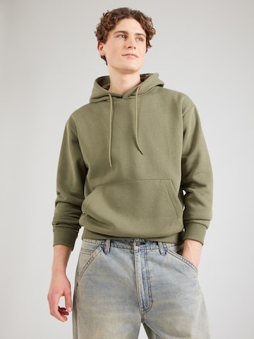 JJ Rebel Sweatshirt 'JREBCREST' in Groen: voorkant