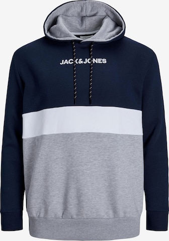 mėlyna Jack & Jones Plus Megztinis be užsegimo 'Reid': priekis