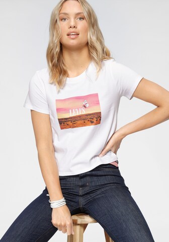 LEVI'S ® Särk 'Graphic Surf Tee', värv valge