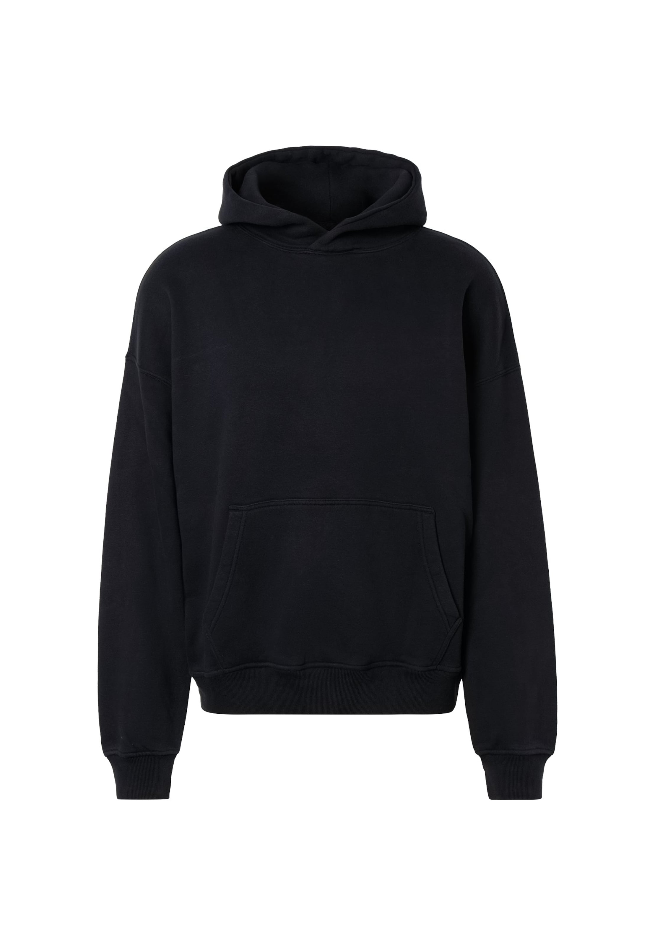 Sweat-shirt 'ESSENTIAL POPOVER 2.0' Abercrombie & Fitch en noir : devant
