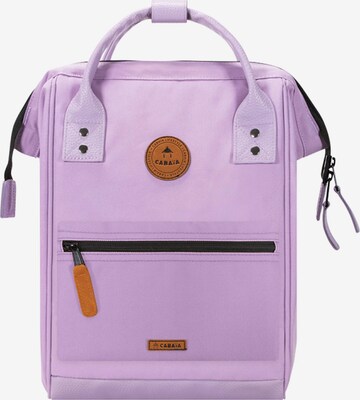 Cabaia Backpack 'Adventurer' in Purple: front