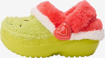 Crocs Sisäkengät 'Classic' värissä vihreä: etupuoli