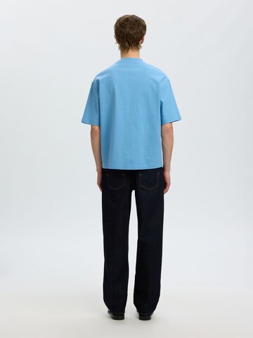 SELECTED - Camiseta en azul