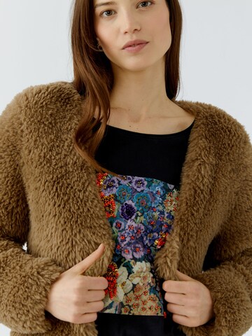 OUI Strickjacke in Braun