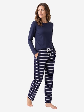 SCHIESSER Pyjama 'Mix & Relax'‌‌ in Blau