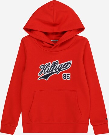 Sweat TOMMY HILFIGER en rouge : devant