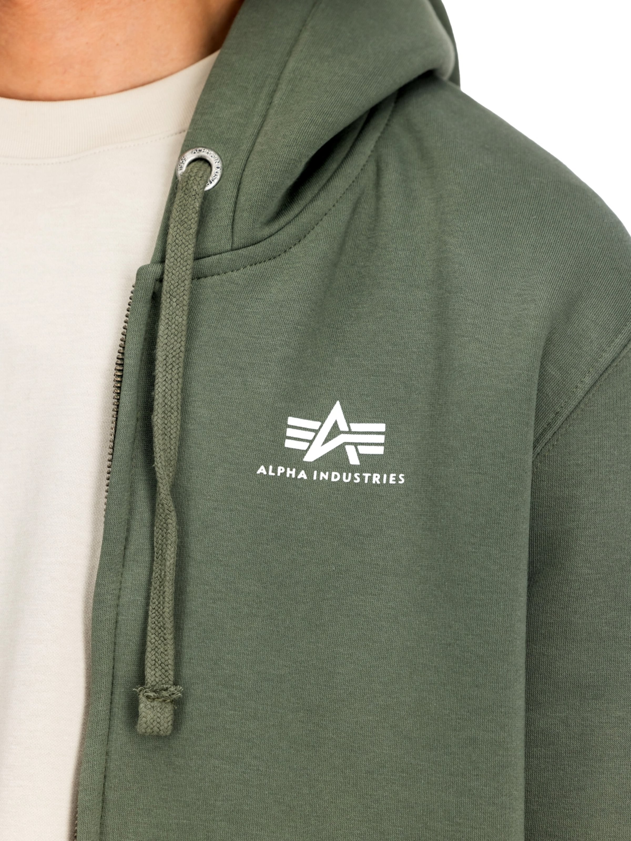 Sweat-shirt ALPHA INDUSTRIES en vert
