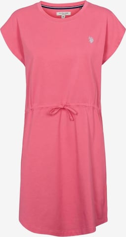 Robe 'UWIda' U.S. POLO ASSN. en rose : devant
