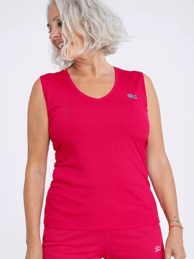 SPORTKIND Haut de sport 'Loose Fit V-Neck' en XS en rose, Vue avec produit