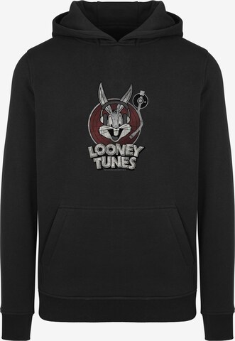 F4NT4STIC Sweatshirt 'Looney Tunes Bugs Bunny' in Black: front